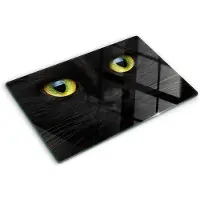 Tulup Herdabdeckplatte 80x52 cm Glas-Servierbrett Küchenutensilien Schutzplatte Spritzschutz Abdeckung Katzenaugen