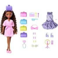 Barbie Dream Besties Dream GET READY WITH Brooklyn“-Modepuppe mit Überraschungs-Accessoires und mehr als 15 Looks, Modepuppe, Weiblich, 4 Jahr(e), Junge/Mädchen, 298 mm, 220 g
