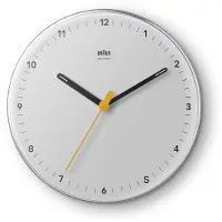 Braun - BC26W-DCF - Wanduhr - Funk - Analog - weiß