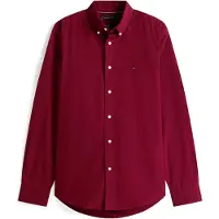 Tommy Hilfiger Hemd MW0MW37550 Dunkelrot Regular Fit