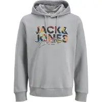 Jack & Jones Hoodie "Geplas" in Grau - L
