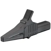 Stäubli Multi-Contact Sicherheits-Abgreifklemme CAT II, 1000 V, 4 mm, schwarz