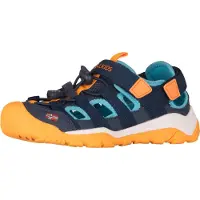 TROLLKIDS Kinder Kristiansand Trekkingsandale alpine blue/black/pool blue 27