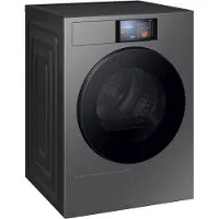 Samsung 9 kg Bespoke AI Trockner DV90F/24 mit AI Home, +++ (-25%), Freistehend, Frontlader, Wärmepumpe, Dunkles Grau, Berührung, Dark Steel