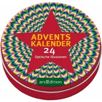 Ars Edition Adventskalender in der Dose. 24 Optische Illusionen