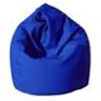 Talamo Italia Eleganter Sitzsack, blaue Farbe, Maße 80 x 120 x 80 cm