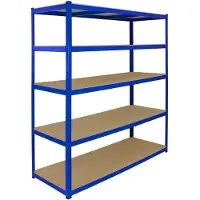 Monster Racking 1 Bay Garage Lagerung Schuppen Regal Metall Einheit 5-Tier 160 cm breit x 60 cm tief T-Rax