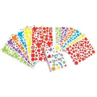 Colorations Schaumstoffaufkleber Bastelset - 1750 bunte Sticker Set
