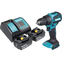 Makita DDF 490 SG Akku Bohrschrauber 18 V 65 Nm 1/2" Brushless + 2x Akku 6,0 Ah + Ladegerät