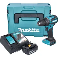 Makita DDF 490 RF1J Akku Bohrschrauber 18 V 65 Nm 1/2" Brushless + 1x Akku 3,0 Ah + Ladegerät + Makpac