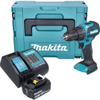 Makita DHP 490 SF1J Akku Schlagbohrschrauber 18 V 65 Nm Brushless + 1x Akku 3,0 Ah + Ladegerät + Makpac