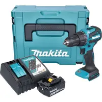 Makita DHP 490 RG1J Akku Schlagbohrschrauber 18 V 65 Nm Brushless + 1x Akku 6,0 Ah + Ladegerät + Makpac