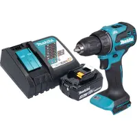 Makita DDF 490 RF1 Akku Bohrschrauber 18 V 65 Nm 1/2" Brushless + 1x Akku 3,0 Ah + Ladegerät