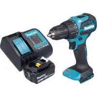 Makita DHP 490 SF1 Akku Schlagbohrschrauber 18 V 65 Nm Brushless + 1x Akku 3,0 Ah + Ladegerät