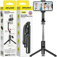 Awei Selfie Stick X49 czarny/black