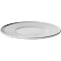 Alessi Untertasse PlateBowlCup White Porcelain 12 cm (Set von 4)