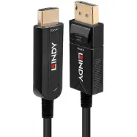 Lindy Hdmi/displayport 20 M Glasfaserkabel