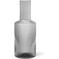 Ferm Living Karaffe Ripple Smoked Grey 1 L