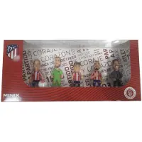 1UP Blister 5 Minix Atlético De Madrid Figuren 7 Cm Mehrfarbig Mehrfarbig One Size