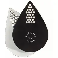 L'Atelier du Vin Verseur Aérateur Souple Silver & Black Weinausgießer