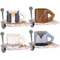 Exquisite Gaming Star Wars Espresso Rebel Tasse Golden Golden One Size
