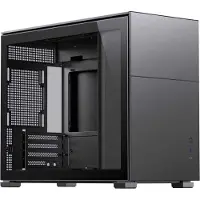 Jonsbo D31 STD, Midi Tower, PC, Schwarz, DTX, ITX, micro ATX, Stahl, Gaming