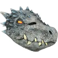 Ghoulish Weiße Drachenmaske