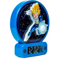 Teknofun Dragon Ball Z Wecker mit Leuchtfunktion Vegeta 18 cm