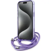 Karl Lagerfeld KLHMP15LHCKCKLCU iPhone 15 Pro 6.1" fioletowy/purple hardcase IML Crossbody Monogram