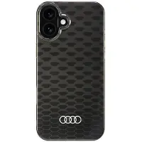 Audi Iml Nähte Muster Magsafe Iphone 16 Plus 6.7" Czarny/Schwarz Hardcase Au-Imlmip16M-Q5/D3-Bk