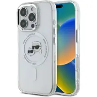 Karl Lagerfeld Iml K&ch Heads Metal Frame Magsafe Iphone 16 Pro Max Handyhülle