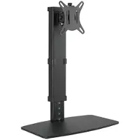 Equip - Aufstellung - freistehend - für Flachbildschirm - Kunststoff, Metall - Schwarz