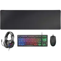 Mars Gaming Mcp-rgb3 Gaming-set Maus Tastatur Headset Mauspad