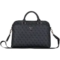 GUESS CG MOBILE unter Lizenz Laptoptasche 4G Zipper Pocket Triangle Logo 15" (Schwarz)