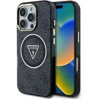 GUESS IML Glitter 4G MagSafe Hülle für iPhone 16 Pro