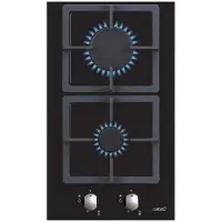 CATA SCI 3002 BK, Schwarz, Integriert, 30 cm, Gaskochfeld, Glas, 2 Zone(n)