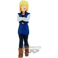 Banpresto Dragon Ball Z: Figurki Android 18 Solid Edge, 17 cm, Detaliczna Kolekcja
