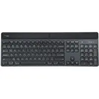 Targus EcoSmart, Kabellos, Bluetooth, Scherenschalter, QWERTY, LED, Schwarz
