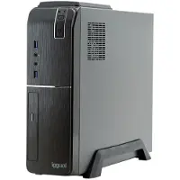 Iggual Micro Atx/itx Slim 500w 80plus Usb 3.0 Pc-tower-gehäuse Schwarz Schwarz One Size