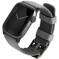 Uniq Linus AiroSoft Silikonarmband für Apple Watch | 38/40/41/42 mm - Chalk Grey