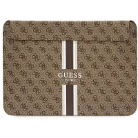 GUESS PU 4G Printed Stripes Computer Sleeve 13/14 - brown