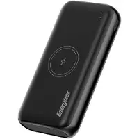 Energizer QE20009PQ, 20000 mAh, Lithium Polymer (LiPo), Kabelloses Aufladen, 20 W, Schwarz