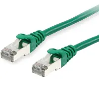 Equip Cat.6A S/FTP Patchkabel, Grün, 25m