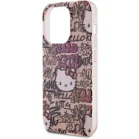 Hello Kitty Hkhcp15lhdgptp Iphone 15 Pro 6.1 Iml Tags Graffiti Handyhülle