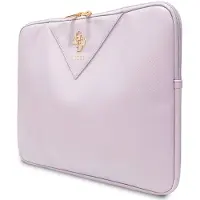 GUESS Sleeve GUCS14ZPGSTEGU 14" fioletowy/purple Triangle 4G