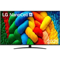 LG NanoCell AI 65NANO81A6A, 165,1 cm (65"), 3840 x 2160 Pixel, NanoCell, Smart-TV, WLAN, Schwarz