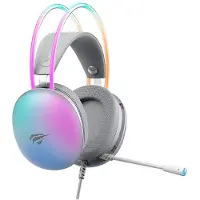 Havit H2037d, Kabelgebunden, Gaming, 320 g, Kopfhörer, Weiß