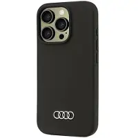 Audi Silikonhülle Iphone 16 Pro 6.3" Czarny/Schwarz Hardcase Au-Lsrip16P-Q3/D1-Bk