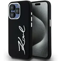 Karl Lagerfeld Metal Script Logo Iphone 15 Pro Max Handyhülle One Size