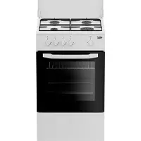 Beko Csg 42010 Dwn 50 Cm Butangas-herd Mit Backofen 4 Brennern